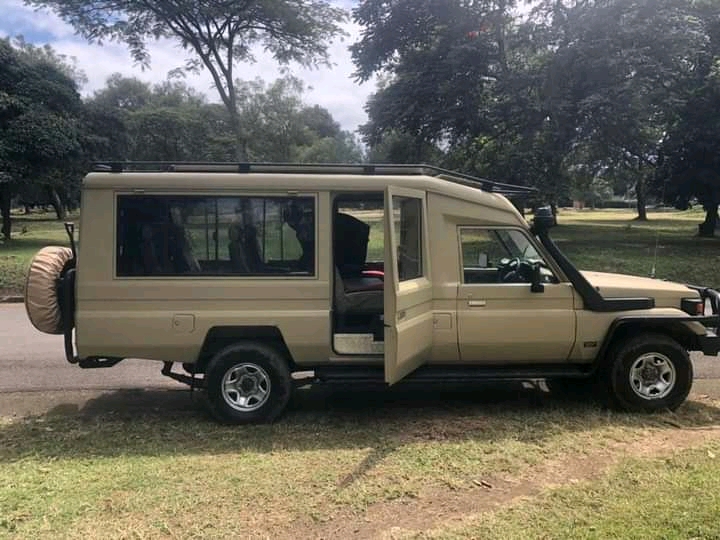 Sample vehicle used for safari trips
