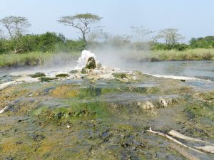 Hot springs in Semliki National Park