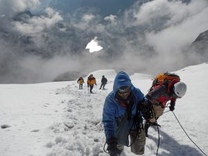 Mountain climbing at Mountain Rwenzori National Park
